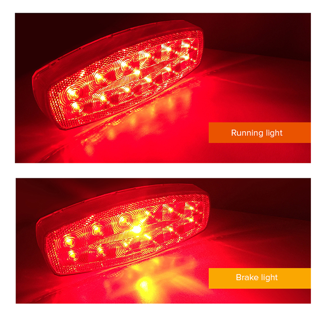 12V tail light for RV truck, LED rear lamp caravan motorhome, 12V LED